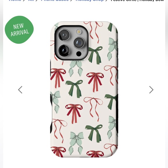 Casely Other - Iphone 15 MagSafe case. New in bag. Bows bows n bows NWT